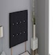 image 2 of Black Plush Velvet Cube Headboard Black | 4FT6 Double 20"inch Headboard