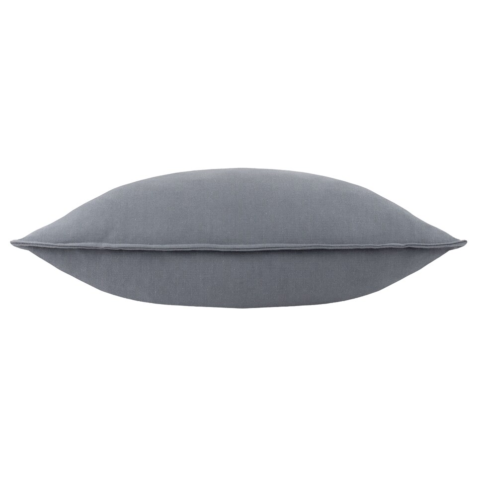 image 1 of Yard Slub Cotton Cushion | Blue | Denim