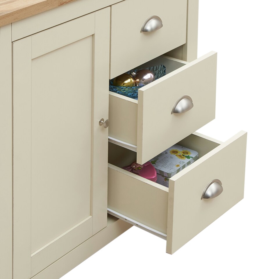 image 1 of Sideboard with 1 Door & 3 Drawers