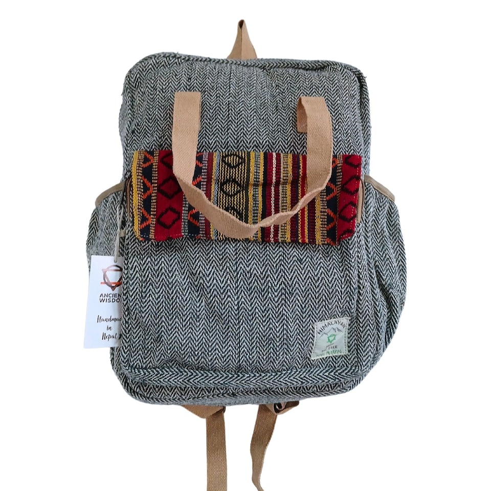 image 1 of Serenityy Hemp Adventure Backpack - Annapurna, Grey, 550g
