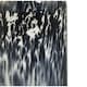 image 5 of Modern Navy Blue and Smoked Grey Marble Snowflake Glass Table Lamp with Shade | Blue | Midnight Blue | 1
