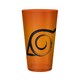 image 1 of Naruto: Shippuden Konoha Symbol Glass - Brown/Black - One Size