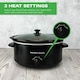 image 7 of Hamilton Beach 'The Family Favourite' 6.5L Black Slow Cooker