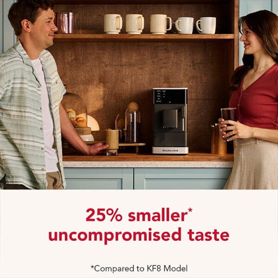 image 1 of KitchenAid KF2 Fully Automatic Espresso Machine with Iced Coffee Matte Black