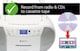 image 8 of Denver Portable Radio CD Tape Cassette Player With DAB Radio – Mains or Battery Power - TDC-280 | White