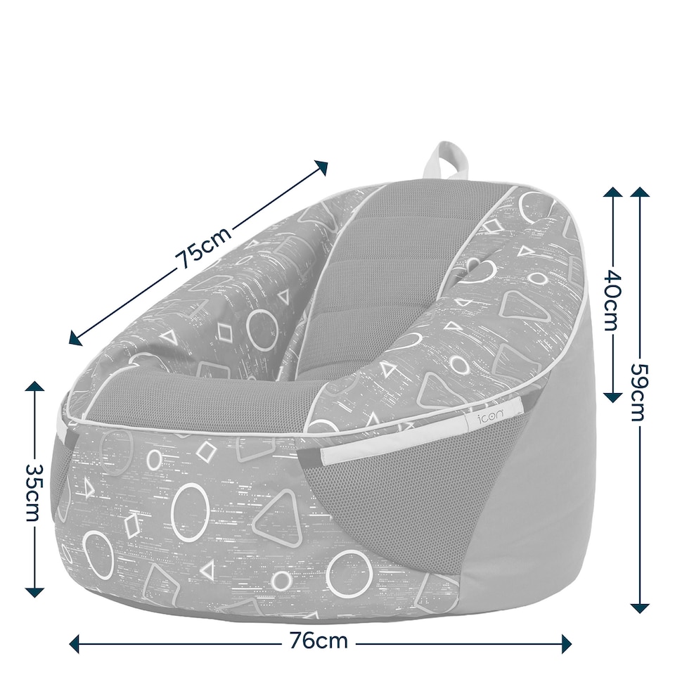 image 1 of icon Alpha Kids Gaming Dome | Grey | Grey | M | 1