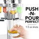 image 3 of Original Products Final Touch LED Rotary 4 Bottle Bar Caddy