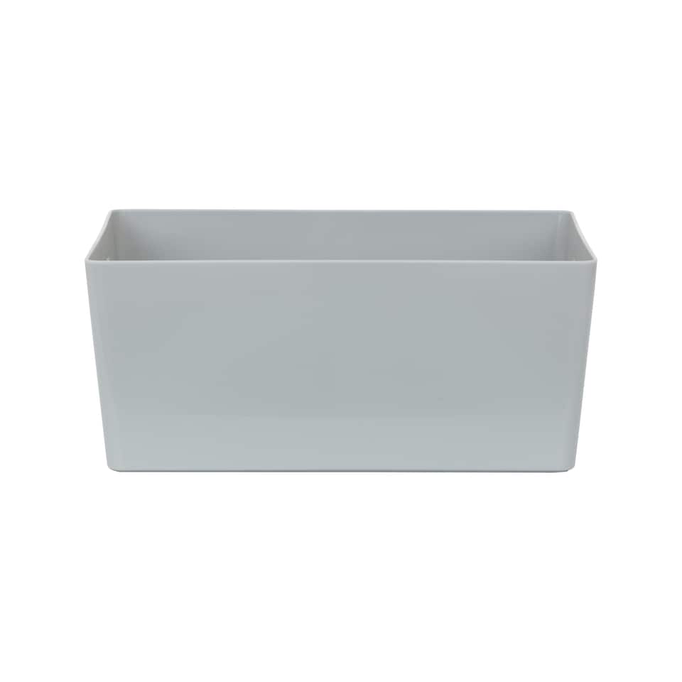 image 1 of Wham Studio 5 x 11.5L Rectangular Plastic Storage Baskets Ice White Grey