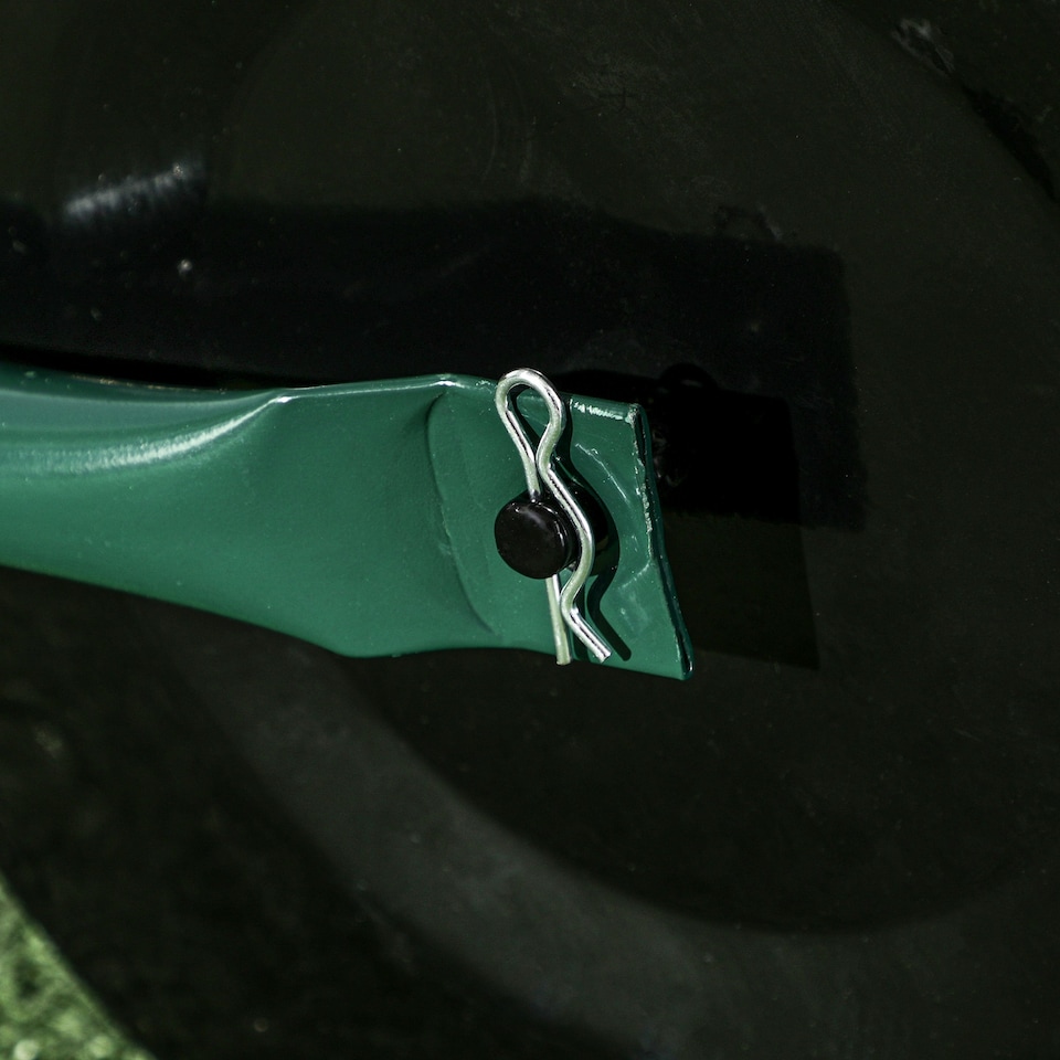 image 1 of Outsunny Combination Push w/ 38L Sand or Water Garden Dark Green