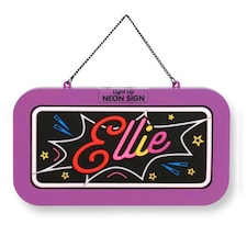 History & Heraldry Light Up Neon Name Sign - Ellie
