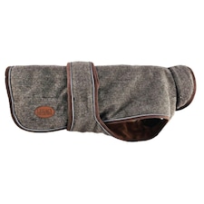 HugglePets Legacy Herringbone Dog Coat | Multi | S