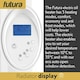 image 6 of Futura 1800W Electric Oil Filled Wall Radiator White