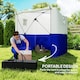 image 6 of Outsunny 2 x 2m Pop Up Gazebo with Sides Easy up Party Tent, Blue