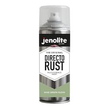 Jenolite Directorust All-in-One Multi-Surface Paint - Sage Green Gloss - 400ml Spray Can - 3-Pack