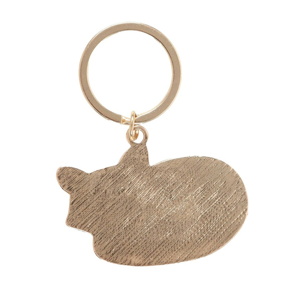 image 1 of Something Different Freddie Fox Keyring - Orange/Gold/White - One Size