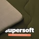 image 5 of Silentnight 10.5 Tog Seersucker Coverless Duvet and Pillowcase Set N/A | Olive/Natural | Super King