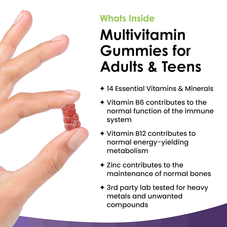 image 1 of Multivitamin Gummies for Men & Women 60 Gummys