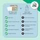 image 3 of Eco Green Living Laundry Sheets, Hypoallergenic Detergent Strips for Washing Machines and Hand Washing 60 Sheets 2 Pack