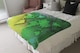 image 3 of World Map Yellow And Green Blanket | Multi