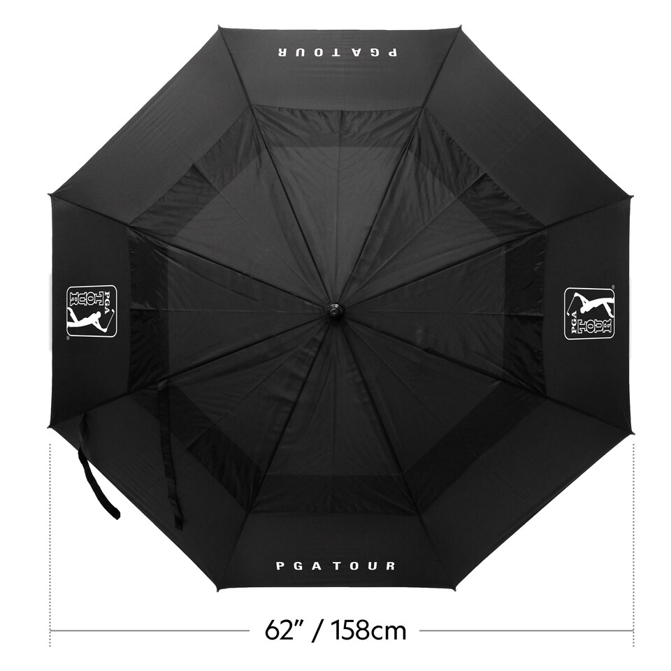 image 1 of Golf Umbrella Windproof Black