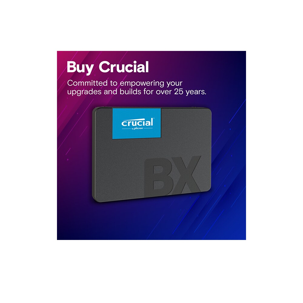 Crucial BX500 2TB 2.5-Inch 3D NAND SATA 3.3 Solid state drive (SSD