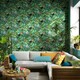 image 3 of Erismann Paradisio 2 Jungle Birds Textured Wallpaper - Blue/Green - 10m x 53cm
