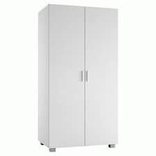 Kids 2-Door  Wardrobe White | Unit Colour: White