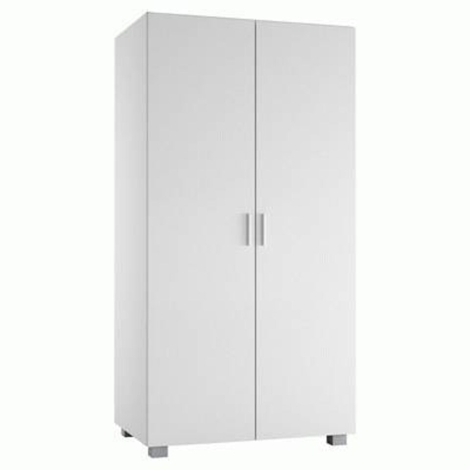 image 1 of Kids 2-Door  Wardrobe White | Unit Colour: White
