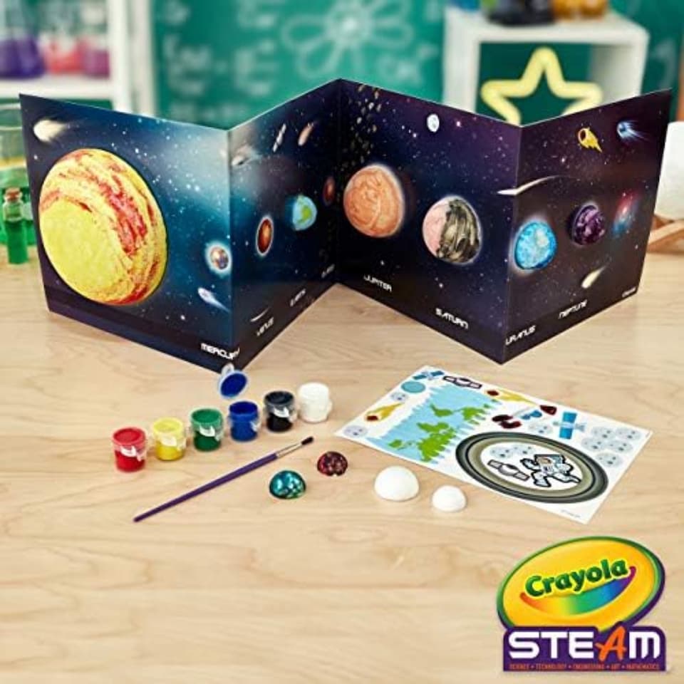 image 1 of Crayola STEAM Solar System Science Kit