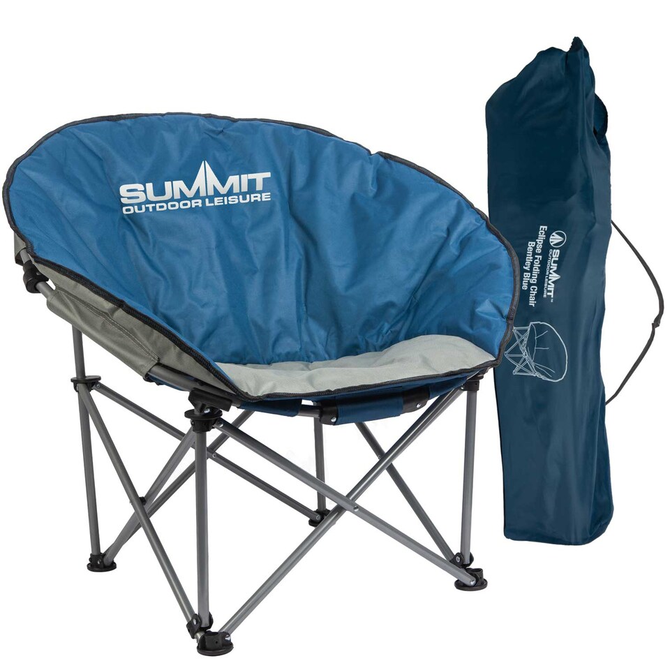 image 1 of PMS Eclipse Folding Camping Chair - Blue