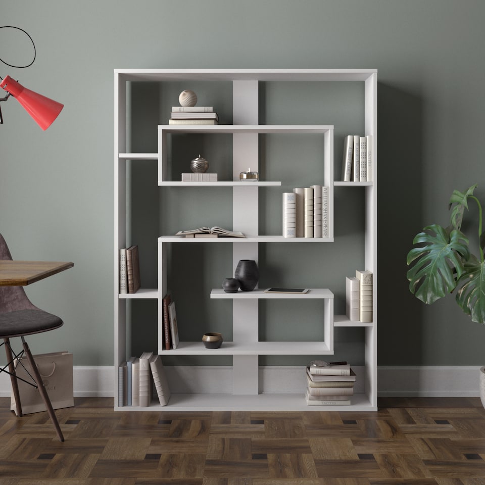 image 1 of Decorotika Esteban Geometric Bookcase