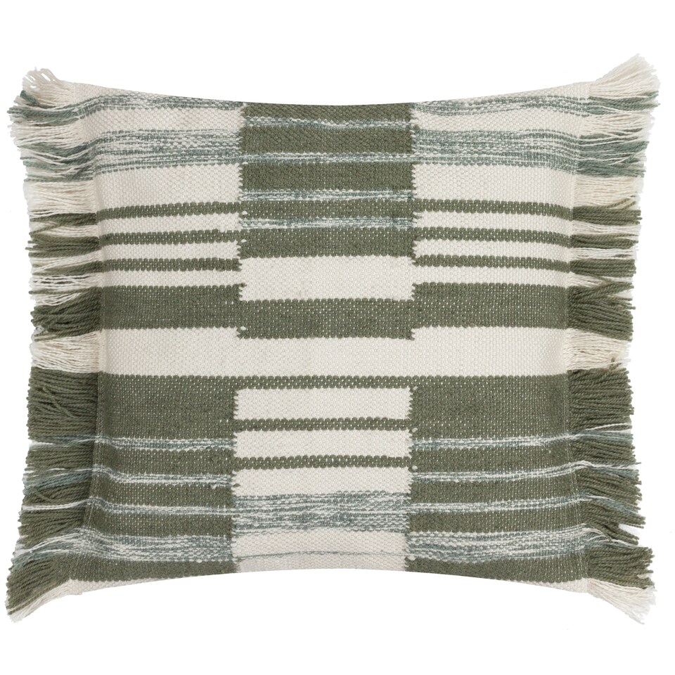 image 1 of Yard Torode Woven Cushion, Sage, 45 x 45cm