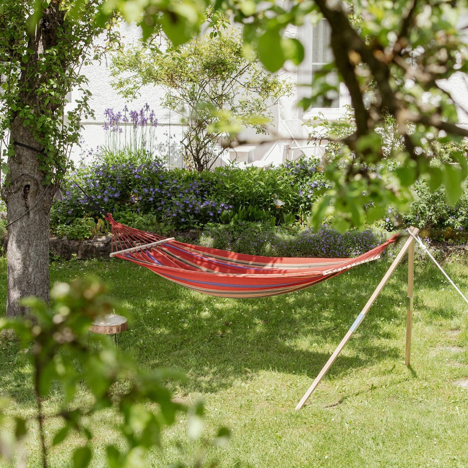image 1 of Aruba Single Spreader Bar Hammock Cayenne