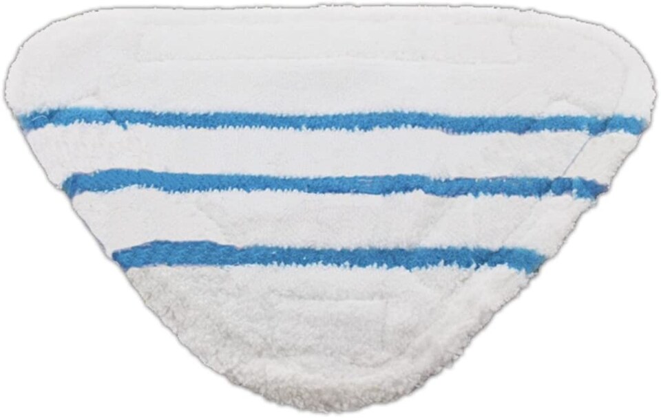 image 1 of SPARES2GO Washable Microfibre Cover Pads for Bush SMB1501 SMB1501UK Steam Cleaner Mop (Pack of 2)
