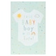 image 1 of New Baby Boy Congratulations Card for Him/Her/Friends/Parents | Outfit Design