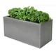 image 7 of Primrose Zinc Steel Outdoor Silver Weather Resistant Patio Planter 50cm