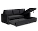 image 6 of The Tranquilo 3 Seater Sofa Bed in Black or Navy | Black | One Size