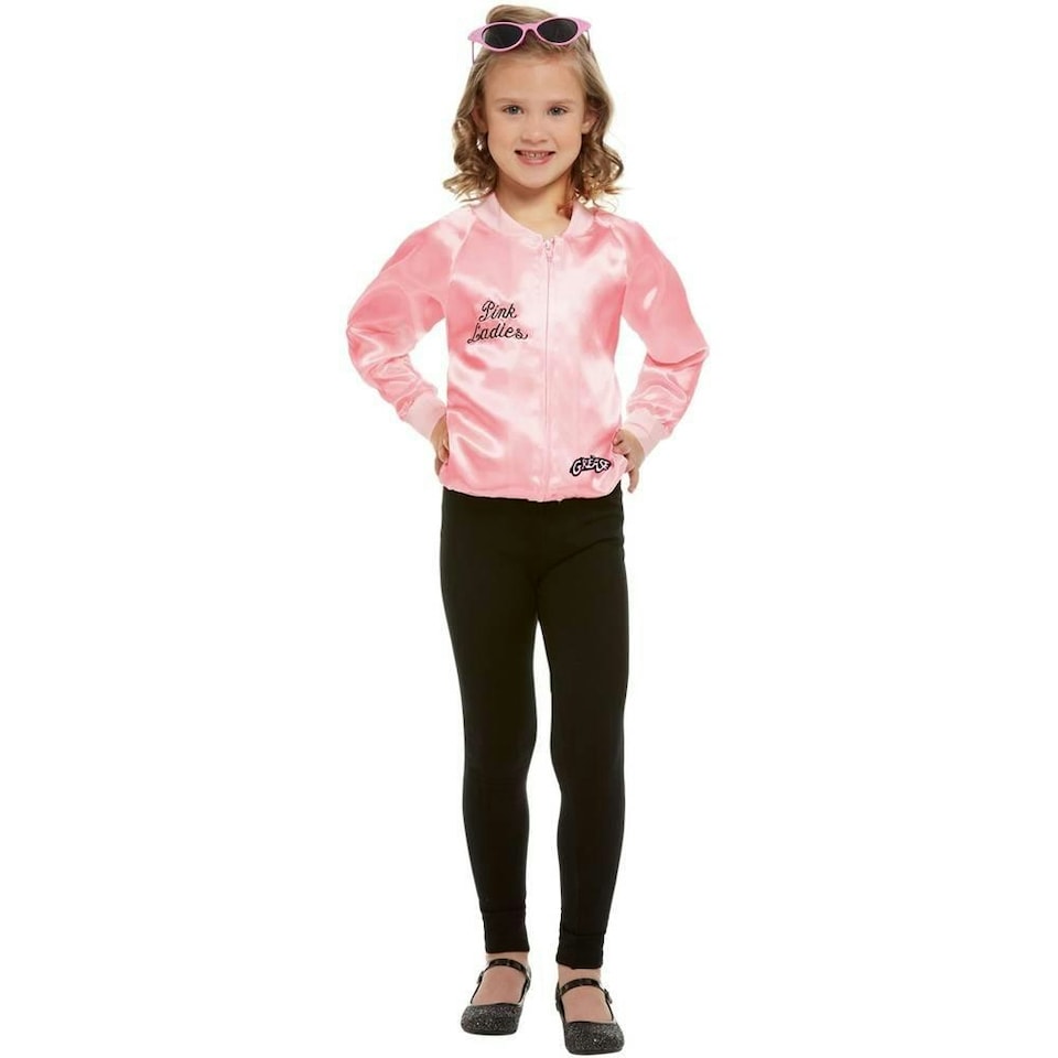 image 1 of Grease Childrens/Kids Pink Ladies Jacket - Pink - 10-12 Years