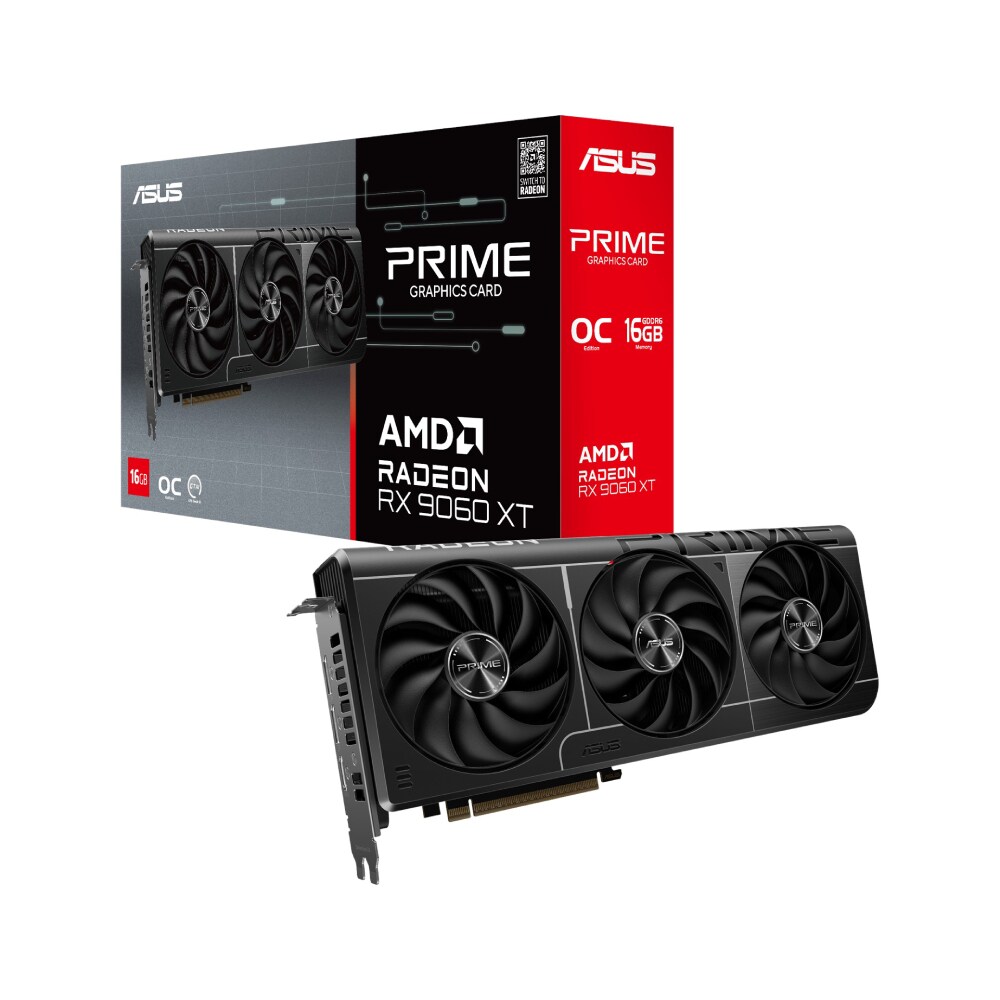 ASUS Radeon RX 9060 XT Prime OC 16GB GDDR6 Graphics Card - Tesco