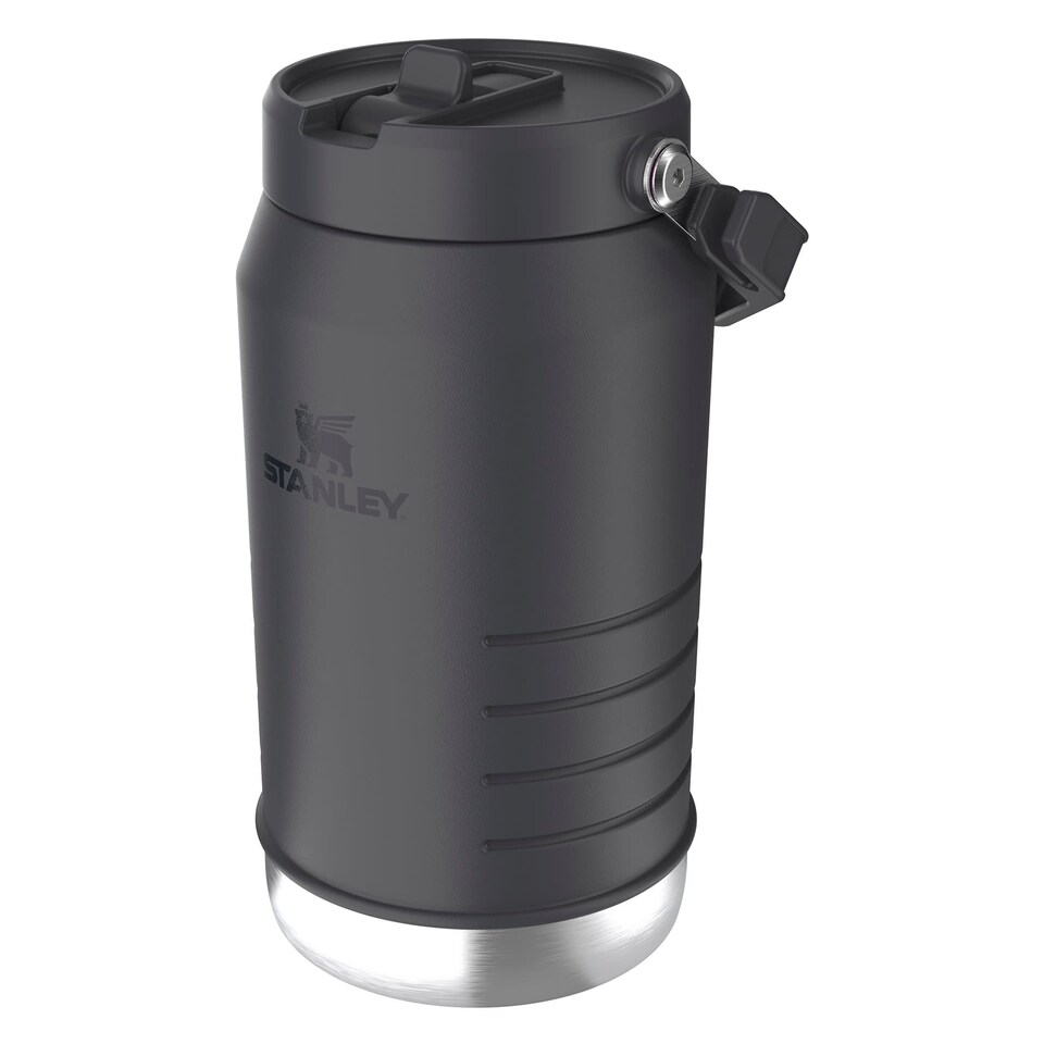 image 1 of IceFlow Flip Straw 2.0 Jug 1.9L Water Bottle | Black | Black | 1