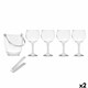 image 1 of Ice Bucket Vivalto 11444 Transparent Metal Crystal 14,5 x 12 x 12,5 cm 4x (10,5 x 20 cm) Wine glasses (2 Units) N/A
