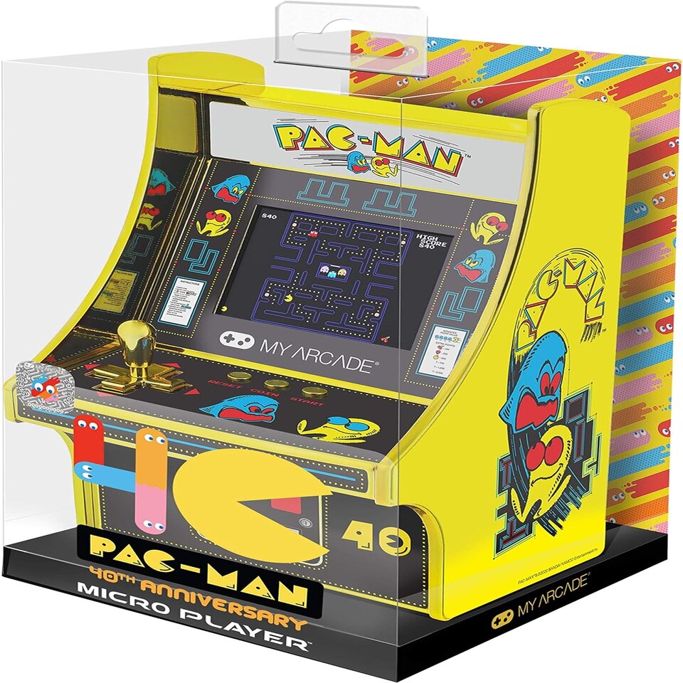 image 1 of Pac-Man 40th Anniversary Micro Player Pro 6.7" Portable Retro Arcade (Premium Edition)