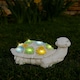 image 2 of Pack of 6 Solar Turtle Garden Ornament Grey | One Size