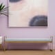 image 3 of Allure Powder Blue And Gold Tufted Bench Blue