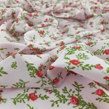 Pink Viscose Challis Fabric for Dressmaking, 140cm / 55" Wide - per metre