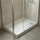 image 3 of Balterley Premium Slip Resistant Rectangular Shower Tray, Stone Resin with Waste, Easy Clean Durable Finish - Balterley | White | European White | 1