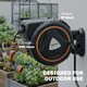 image 7 of Outsunny 23+2m Retractable Hose Reel Wall Mounted with Auto Retraction