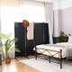 image 3 of COSTWAY 4-Panel Room Divider 173cm Folding Privacy Screen