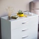 image 4 of Vida Designs Hulio 5 Drawer Chest of Drawers High Gloss Bedroom Storage, White