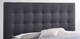 image 5 of 5ft King Size Grey, Woven Linen Fabric Upholstered Bed Frame Bedstead | Grey | Dark Grey | King